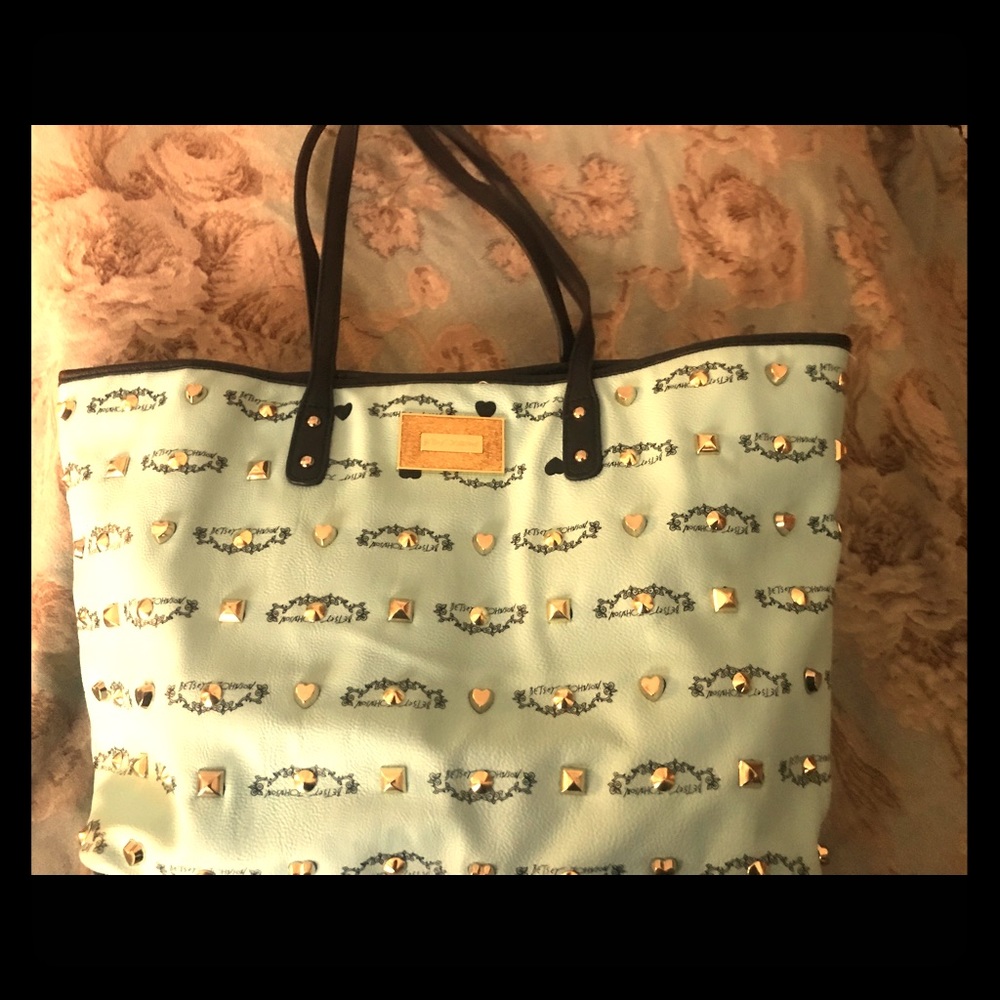 Betsy Johnson mint green handbag